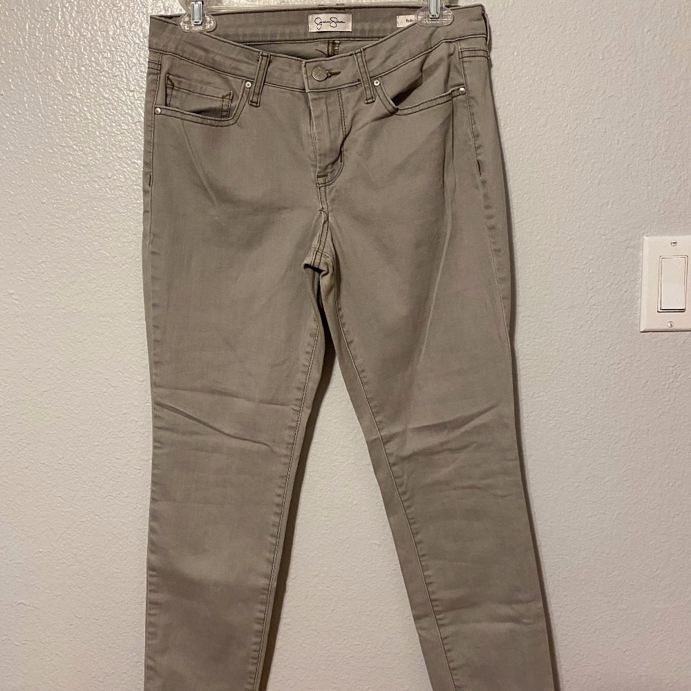 JESSICA SIMPSON green skinny jeans